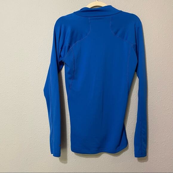 The North Face Blue Mens Quarter Zip Pullover Sweater S Long Sleeve Base Layer - Picture 7 of 7